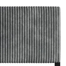 Cabecero para cama, piel de conejo inspiración, diseño con patron lineal, extra suave, acojinado