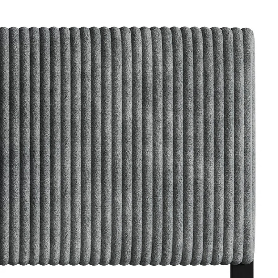 Cabecero para cama, piel de conejo inspiración, diseño con patron lineal, extra suave, acojinado