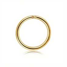 IRONBOX 1pc 16G Surgical Steel Hinged Clicker Septum Nose Rings Hoop Helix Cartilage Daith Tragus Earrings Body Piercing Jewelry