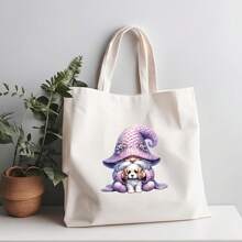 紫色老人与狗热转印贴纸，可洗热压贴片，适用于 DIY T 恤、运动衫、连帽衫、牛仔裤、背包、枕头 - 休闲风格塑料装饰 - 彩色 - 查看 7