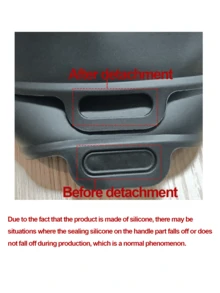 1 件方形圆形硅胶空气炸锅垫，可重复使用的空气炸锅内胆，耐高温硅胶烘焙垫，用于健康烹饪，不粘炸锅配件烧烤