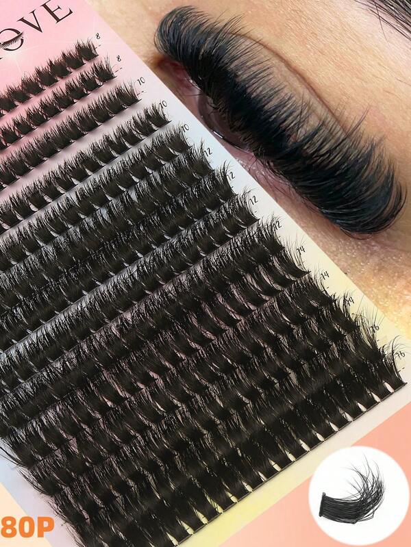 280 piezas/Set de pestañas rusas de volumen mixto, longitud mixta de 8 mm a 16 mm, estilo natural ruso plano denso y esponjoso, agrupaciones de pestañas de piel de marta hechas a mano para uso doméstico DIY, textura similar a la piel de marta, natural y suave, realza el maquillaje de ojos, adecuado para uso diario, fiesta, escenario, maquillaje de noche, gran regalo para el Día de la Mujer, San Valentín, festival de música, Navidad, Acción de Gracias, regreso a la escuela, agrupaciones de pestañas para bodas, racimos de pestañas, pestañas individuales, pestañas, pestañas postizas