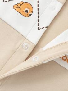 Balabala Baby Boys 'outfit uit één stuk voor uitjes, schattige stijl