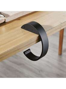 1pc Shaped Table Edge Hook Desk Side Hanging Bag Removable Office Handbag Holders Table Hooks Office Desk Organizer,Over The Door Organizer,Clothes Hook,Wall Coat Hanger,Wall Adhesive Hook,Wall Organizer,Hanger Set,Photo Frame Wall - Multicolor - View 5