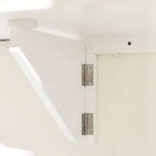 SoBuy FWT03 Wall-Mounted Folding Table, Kitchen Table, Children's Furniture, Laptop Table, Dining Table, Desk - White - View 6