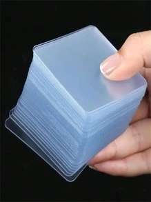 10/20/50pcs Transparent Double Sided Adhesive Pads, 2.2 Inch Waterproof Double-Sided Stickers, Super Washable Nano Gel Suitable For Wall, DIY Crafts, Home, Office, Back To School