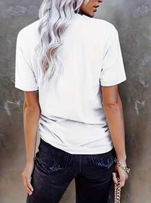 Women T-Shirts - White - View 2