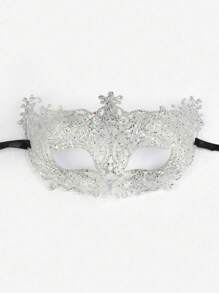 6 件/4 件/1 件优雅威尼斯化妆舞会面具，闪光半脸面具，文艺复兴风格 - 适合表演、角色扮演和万圣节派对 - 彩色 - 查看 17