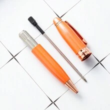 1pc Personalized Short Mini Pocket Pen, Engraved Logo Design, Cute Stationery For Office, School, Advertising Gift Back To School