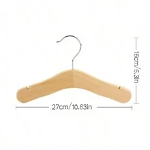 Customized Personalized Vintage Wooden Clothes Hanger, Garment Store Display Organizer, Gifting Customized Text,Home Harmony - Beige - View 11