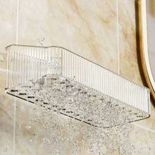 No-Drill Bathroom Shelf Toilet Rack Accessories Bathroom Storage Corner Shelve Kitchen Wall Dinding