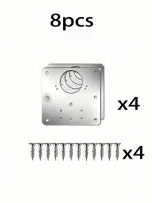 2/4/6/8/10/12/16/20pcs Stainless Steel Cabinet Door Hinge Repair Plate Furniture Cabinet Door Hinge Fixing Installation Piece Hinge Hole Repair Tool With Screws