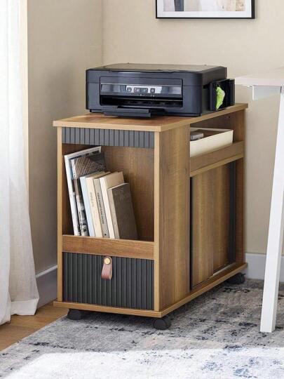 SoBuy Mesa de centro com 1 gaveta e 2 portas FBT143-PF PT