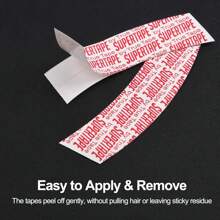 批发 36 件装防水超级胶带发胶带双面胶超级胶带适用于蕾丝假发假发替换 - 白色 - 查看 6