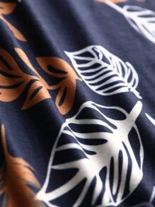 T-shirt à manches courtes pour hommes col rond avec imprimé numérique