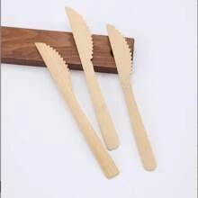 Wooden Cutlery - Knife, Fork And Spoon Napkin Set | Silverware Individually Packaged Cutlery Set, Disposable Silverware - Multicolor - View 14