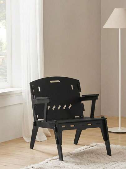 SoBuy HFST02-BR, Armchair Leisure Relax Chair Living Room Chair In Mortise And Tenon Structure, Brown