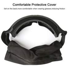 JSJM Airsoft Tactical Goggles 1/3 Lens Windproof Dustproof Shooting Motocross Motorcycle Mountaineering Glasses Safe Protection - 駝色 - 查看 4