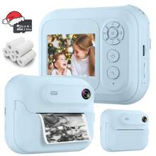 Kids Camera Instant Print,Children Instant Cameras That Print Photos,Christmas Birthday Gifts For Girls Boys Age 3-12,Portable Toy For 3 4 5 6 7 8 9 10 Year Old Toddler