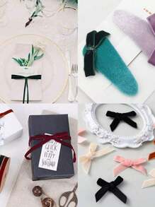 5 Yards 1cm Wide High-Quality Velvet Ribbon Roll For Crafting DIY Soft Luxurious Perfect For Gift Wrapping Sewing Embellishments Wedding Decorations