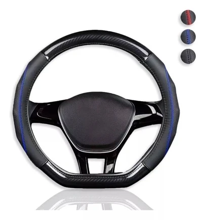 Vmingo Funda Cubre Volante Fibra Carbono Gama Alta Forma D 38cm