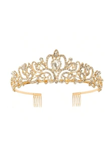 King And Queen Crown Set With Sashes King Crowns For Men Prom Queen Crown Homecoming Crown King Costume For Men Prom Queen Sash For Wedding Birthday Party Halloween Christmas,Christmas - Multicolor - View 8