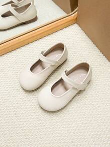 Scarpe da ragazza piatte semplici, scarpe di moda coreana, scarpe eleganti da principessa, scarpe da esterno per ragazze, adatte per primavera e autunno