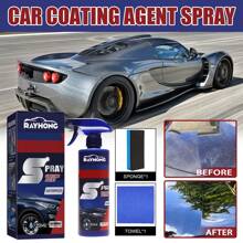 Rayhong Car Paint Maintenance Paint Decontamination Brightening Nano Coating Spray Coating Agent - 4pcs - View 1