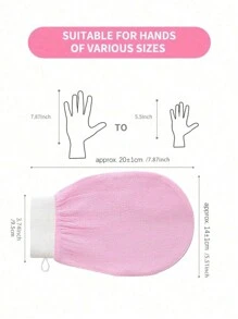 1 件浴巾沐浴手套、深层去角质手套、纤维磨砂手套、浴室沐浴必需品、用于清洁皮肤、去除死皮和污垢、沐浴和身体产品、淋浴、客厅家居卧室浴室家居装饰、旅行用品、婚礼、派对、生日。母亲节、送给妈妈的礼物、送给母亲的礼物家居浴室装饰秋季装饰返校