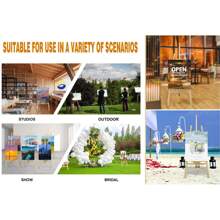 Lucn Cavalletto regolabile 1,5 m/1,75 m, cavalletto da studio per pittura e disegno, supporto pieghevole per opere d'arte, cavalletto a forma di A in legno per lavagna da disegno per matrimoni (150 cm/175 cm), articoli per la scuola, forniture scolastiche