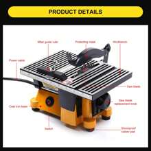4" Mini Table Saw Circular Saw Cutting Wood Cutter Woodworking Bench Tool NEW - 1 - View 7