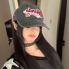 Unisex Distressed "Orlando 01" Embroidered Baseball Cap – Vintage Adjustable Outdoor Casual Hat