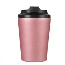 1pc Simple Portable Fashionable 350ML Stainless Steel Vacuum Insulated Coffee Cup Back To School - Multicolor - View 12