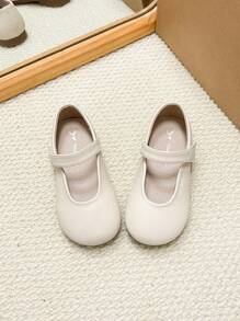 Scarpe da ragazza piatte semplici, scarpe di moda coreana, scarpe eleganti da principessa, scarpe da esterno per ragazze, adatte per primavera e autunno