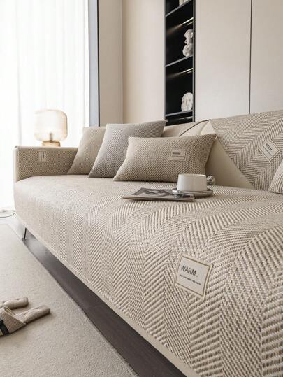 1pc Bohemian Style Sofa Cover - High Quality Polyester, Non-Slip, Stain Resistant, Pet Friendly, Suitable For Office, Bedroom, Living Room, Armchair To 3-Seater Sofa, All Season, Machine Washable