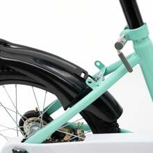 kangten 16 Inch Bike Adjustable Multifunctional Bicycle W/ Removable Stabilisers, Cycling Bike With Training Wheels, Green, Gift - Green - View 10