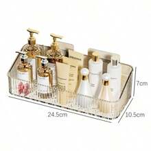 No-Drill Bathroom Shelf Toilet Rack Accessories Bathroom Storage Corner Shelve Kitchen Wall Dinding
