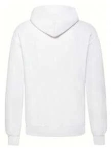 Comfortable Men's And Women's Zipper Sweatshirt - 白色 - 查看 2