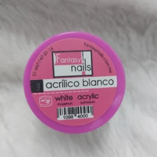 ACRYLIC FANTASY 1oz. WHITE ACRYLIC NAIL POWDER. - White - View 2