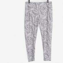 Leggings paisley con estampado de cítricos grises