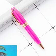 1pc Personalized Short Mini Pocket Pen, Engraved Logo Design, Cute Stationery For Office, School, Advertising Gift Back To School