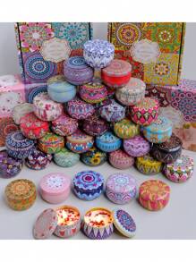 20 Scents- 9pcs/4pcs/1pc Aromatherapy Candles, Vases Candles, Homemade Soy Candle Cups, Vases, And Candles In Homemade Soy Candle Cups Are Perfect, Perfect Gift For Family And Friends, Tin Cans Of Aromatherapy Candles, For Birthday, Valentine's Day Or Mother's Day Travel, Aromatherapy Gift Box,Christmas Decorations,Christmas Decor, Valentine's Day New Year Christmas Gift Gifts Graduation