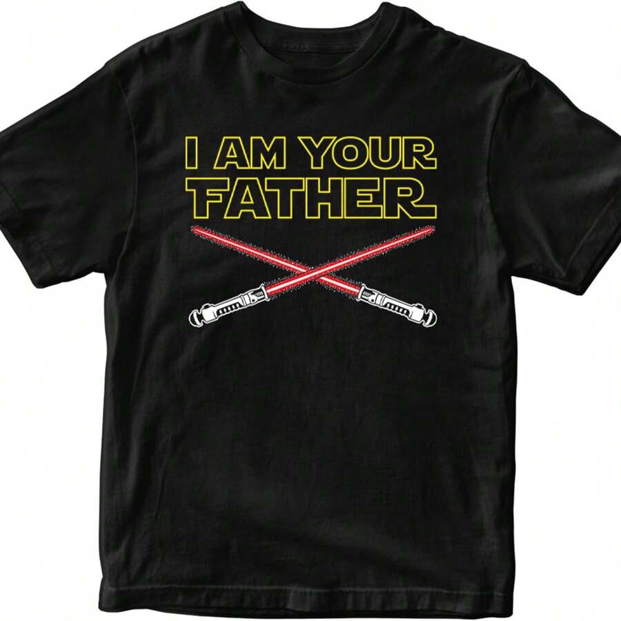 Crossed Lightsabers Movie Parody Quote Matching Family Shirts - màu đen - Xem 1