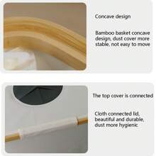 105L Recycling Bin With Lid 2 Removable Reusable Inner Bag For Empty Plastic Bottles, Storage Empty Bottle Collector For Home - 米色 - 查看 5