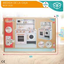 WOOMAX Wooden Kitchenette With Interactive Elements And Accessories ✅ Delivery 24/48h To Spain (Mainland) - Multicolor - View 6