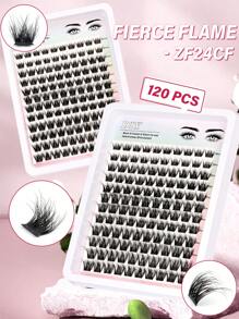 120 piezas (Longitud mixta de 10-16 mm) Cúmulos de pestañas individuales, pestañas en cúmulo con volumen rizado D, pestañas en cúmulo de apariencia natural y extra gruesas, pestañas en cúmulo suaves y delicadas, conjunto de extensiones de pestañas postizas segmentadas ultra ligeras y reutilizables para uso personal en el hogar o en movimiento para uso diario, bodas, citas, fiestas, festivales de música - D - Ver 15