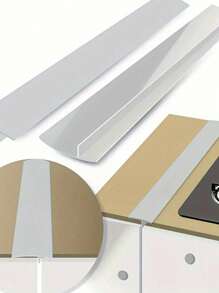 2pcs Silicone Strip Set, Cooktop Strip, Kitchen Oil And Stain Resistant Strip, Silicone Sealing Strip, Gas Cooktop Mat Set, Gas Cooktop Mat