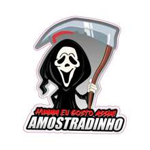 Sample Vinyl Sticker Various Models Motorcycle/Car/Notebook - Red - View 1