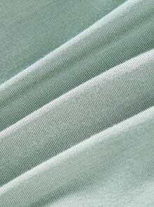 [2pcs Set] Baby Boys Ocean Theme Long Sleeve Jumpsuits - Mint Green - View 8