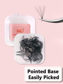 120 Pramade-fläktar 5D 10D 20D D-böjning, enkel längd, fack 8-15 mm böjning D - Färdiga fransfläktar för ögonfransförlängning, fluffiga volymfransar, handgjorda färdiga ögonfransfläktar, lösa färdiga fläktar, fransförlängningar, franskluster, ögonfranskluster, individuella ögonfransar, fransar, lösögonfransar - D - Visa 5